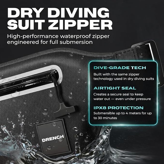 Drench 100% Underwater Waterproof Fanny Pack. Waist Pack. Submersible - Image 7