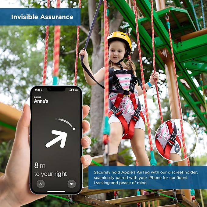 INFINITE ORBIT AirTag Holder for Kids – 2 Pack Anti-Removal Locking Case - Image 6