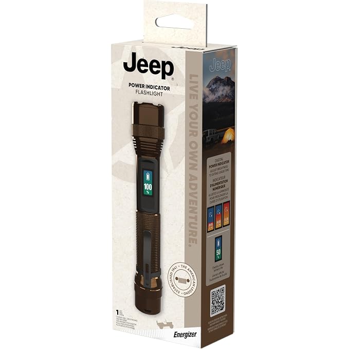 Energizer Jeep Power Indicator Rechargeable LED Flashlight, 000 Lumens - Image 10