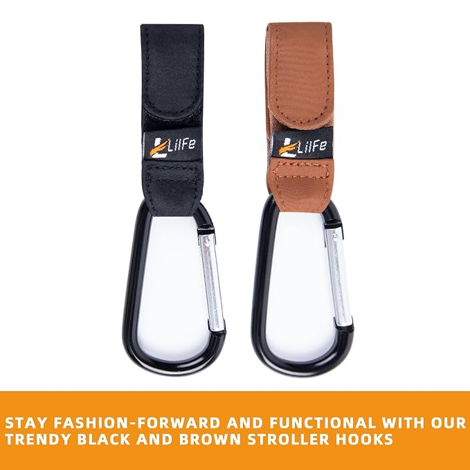6 Pcs Baby Stroller Hooks for Hanging | Multipurpose Stroller Straps - Image 3