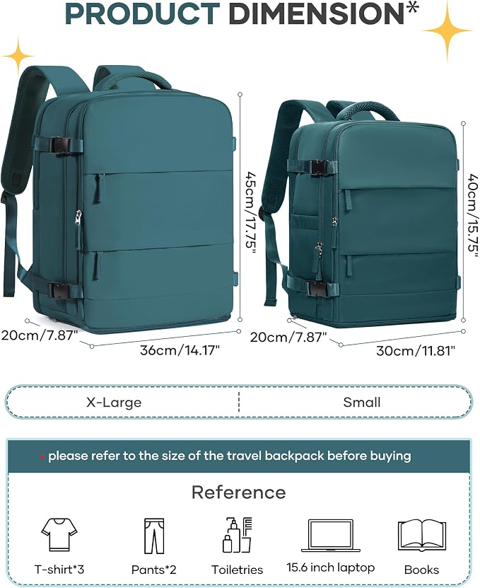 coofay Large Travel Backpack Carry on Flight Approved Mochila De Viaje Carry on - Image 3