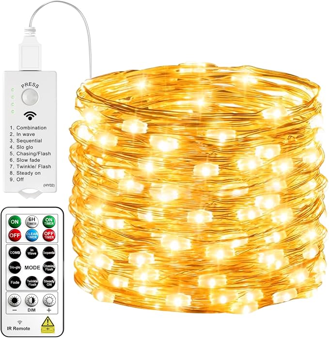 HXWEIYE Fairy Lights Battery Operated by LightUpYourHomewHXWEIYE