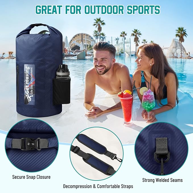 BKNOOU Dry Bag Waterproof Backpack - Image 2