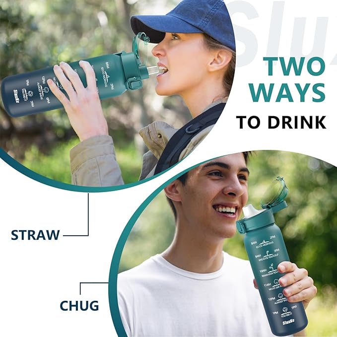 SLUXKE 32oz Insulated Water Bottle - Image 7