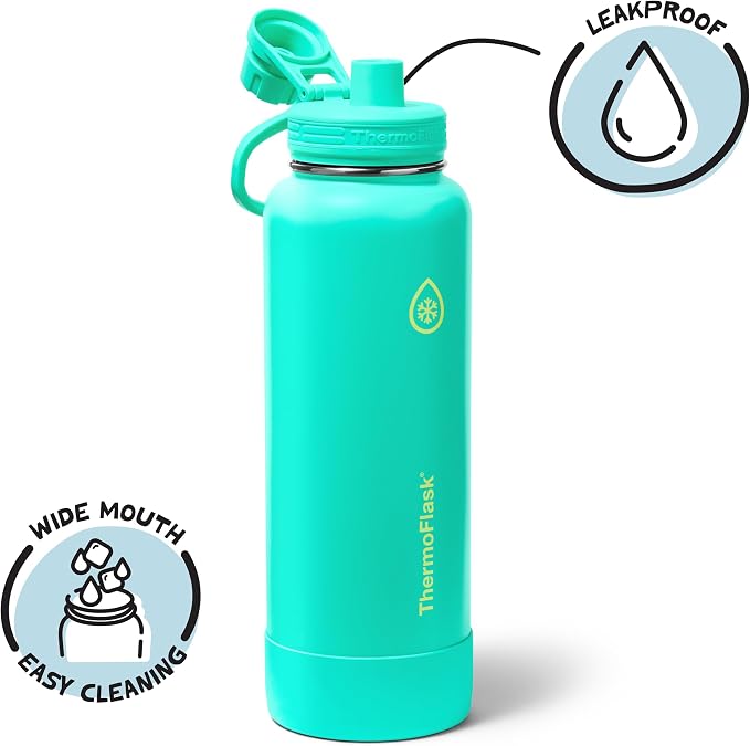ThermoFlask 40 oz Double Wall Vacuum Insulated Stainless Steel Water Bottle - Image 3