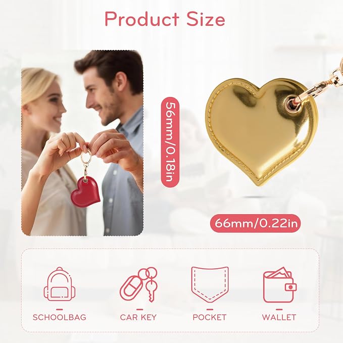 Leather Charm Keychain Holder Case Compatible - Image 3