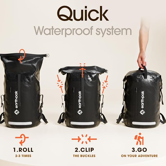 Earth Pak Waterproof Backpack - Image 6