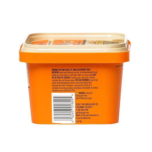 Gorilla All Purpose Wood Filler, Natural Finish, 16 Ounce Tub - Image 7
