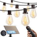addlon 54FT Solar String Lights Outdoor Waterproof by addlon