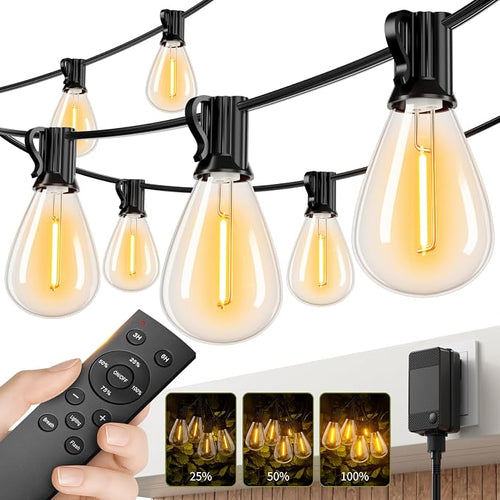 100FT LED Outdoor String Lights by Unknown