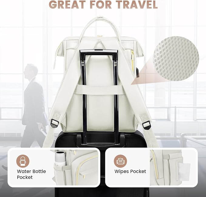 LOVEVOOK Leather Laptop Backpack - Image 5