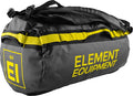 Element Equipment Trailhead Duffel Bag Shoulder Straps Waterproof Black/Yellow by ElementEquipment