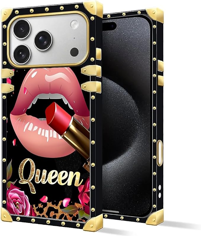for iPhone 17 Pro Case Luxury Golden Decoration - Image 2