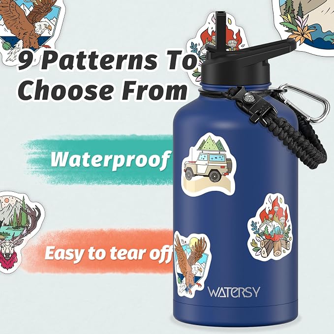 64oz Insulated Water Bottle, BPA Free&Leak Proof, Half Gallon Stainless Steel - Image 4