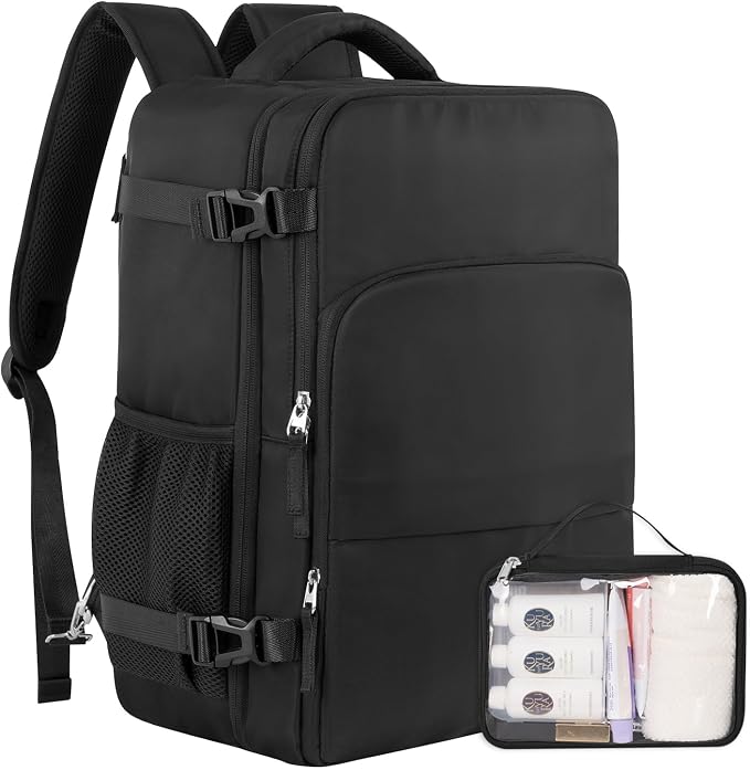 Sinaliy Travel Backpack for Men Women, Personal Item Travel Bag by Sinaliy