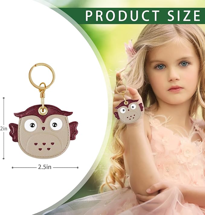 Leather Keychain Case Holder Compatible - Image 2