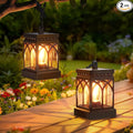 KOOPER 2 Pack Solar Lanterns Outdoor Waterproof, Brighter Hanging Solar Lantern by KOOPER