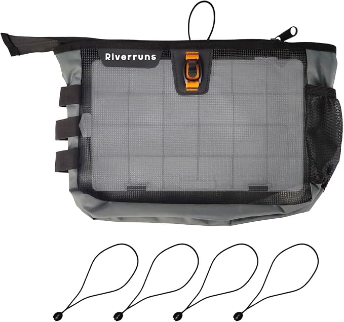 5001 Mesh Storage Kayak Storage Comparments Attaches to Kayak Seat or T-Track by Aventik