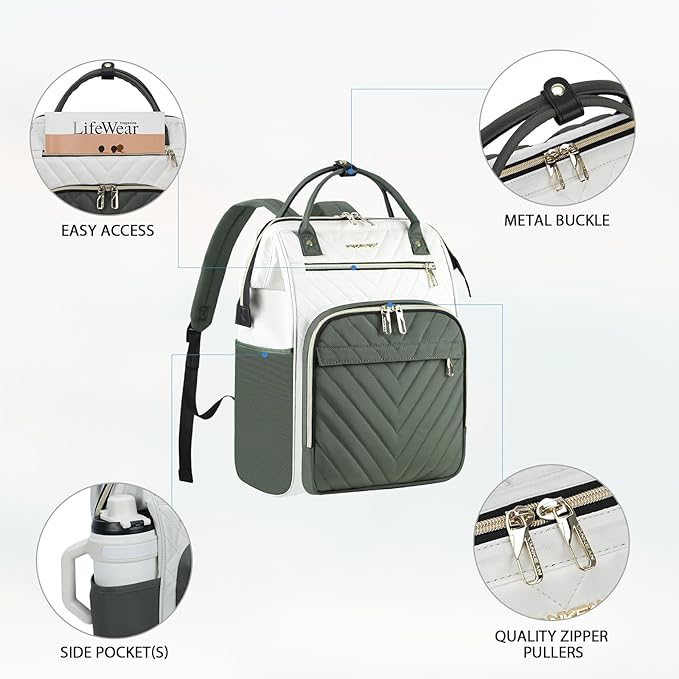 VANKEAN 17 Inch Laptop Backpack - Image 5