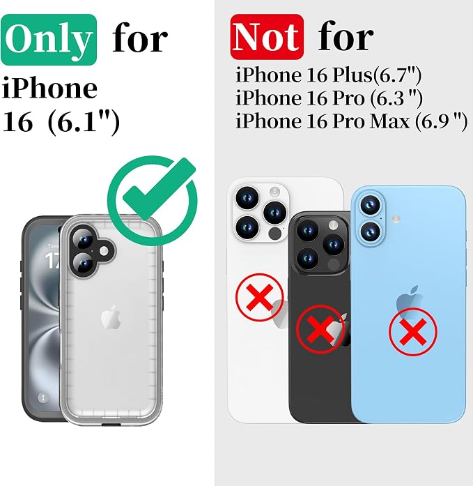 Cozycase for iPhone 16 Case Waterproof - Image 2