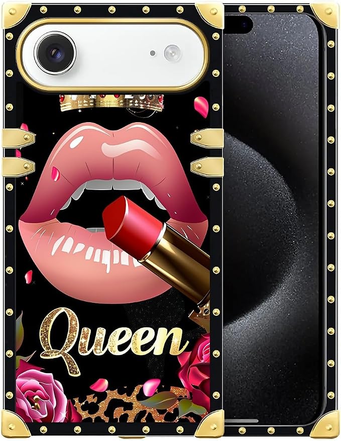 for iPhone 17 Air Case Luxury Golden Decoration by Unknown