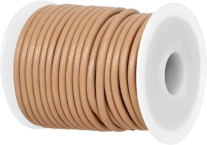 GENIQUE Real/Genuine Round Leather String Cord by GENIQUE