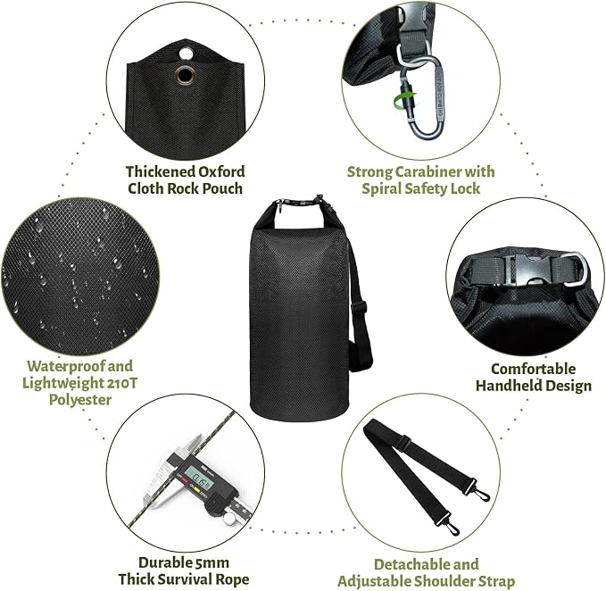 Bear Bag Hanging Kit, 10L Waterproof Bear Bags - Image 3
