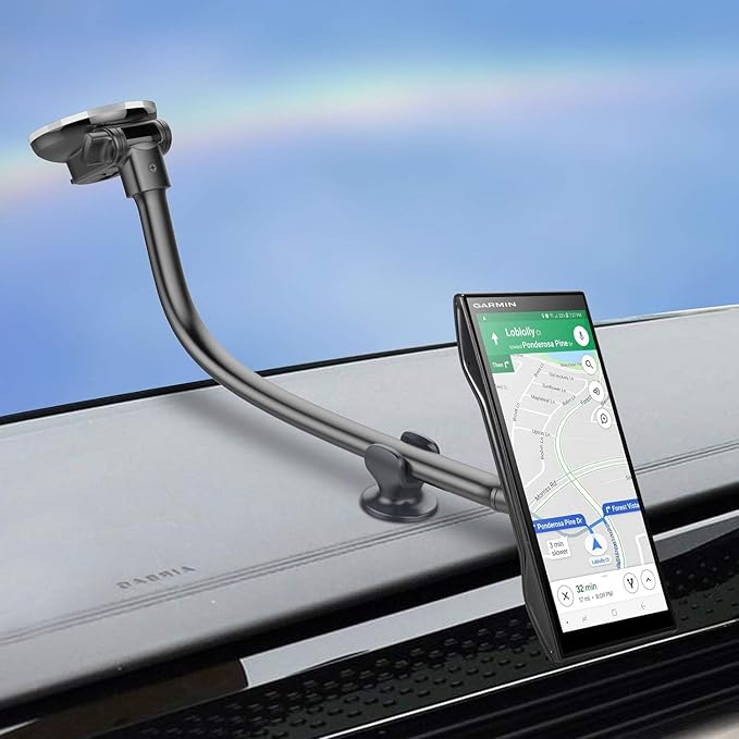 APPS2Car for Garmin GPS Car Mount, Windshield Dashboard Suction Cup GPS Mount - Image 6