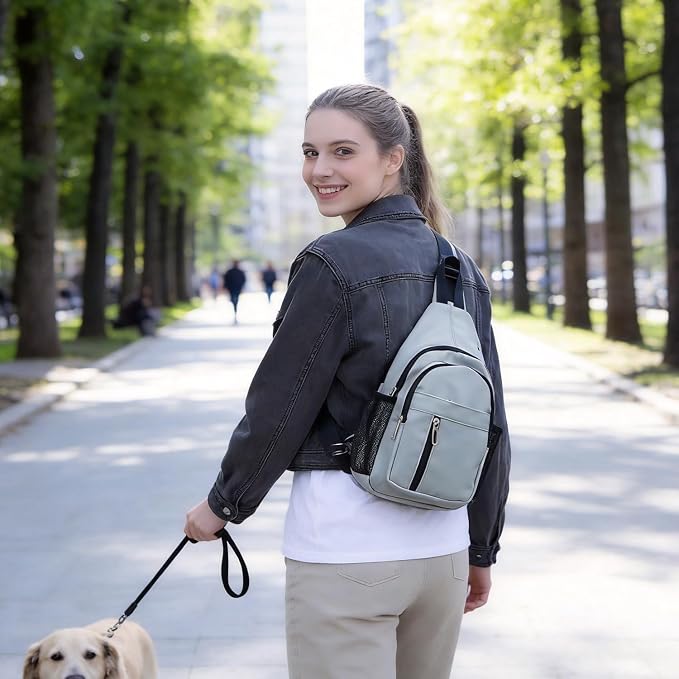JENAGREEN Sling Backpack Crossbody Sling Bag - Image 2