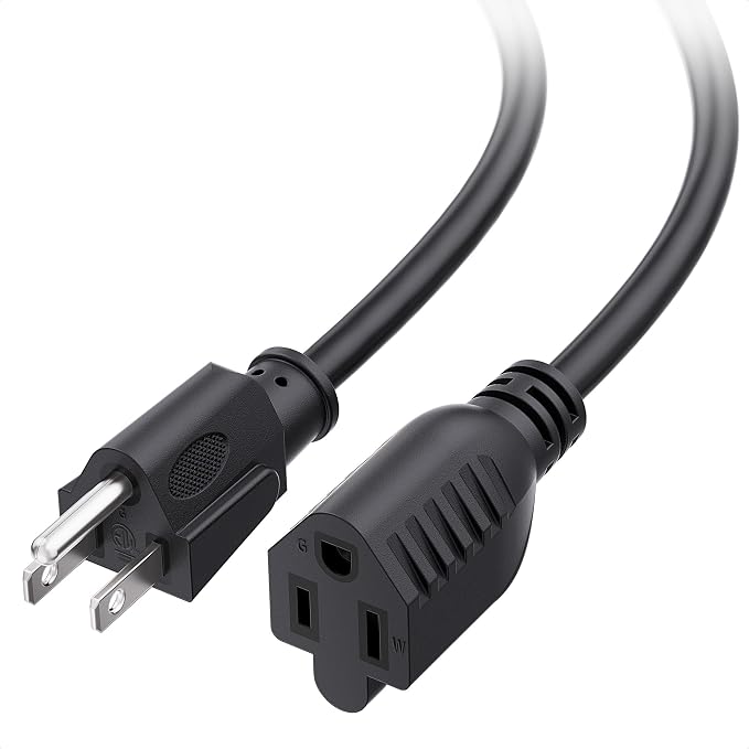 Cable Matters 16 AWG Heavy Duty 13A Power Extension Cord - 20ft by CableMatters