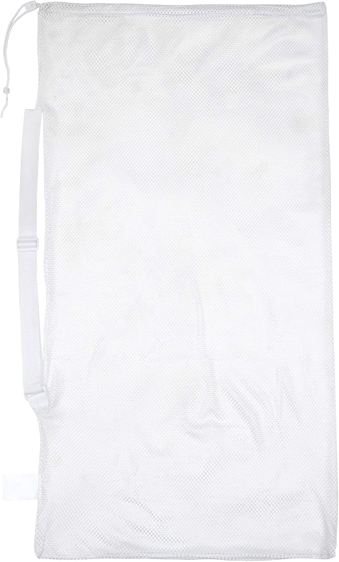 Champion Sports Mesh Equipment Bag – Heavy-Duty Nylon Drawstring Bag by ChampionSports