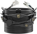 50FT Outdoor Extension Cord, 14 Gauge SJTW 5-15R Cable Male Plug to Female by oviitech