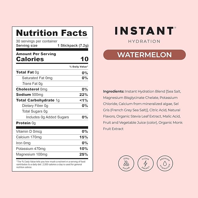 Instant Hydration Electrolytes Powder Packets - Image 5
