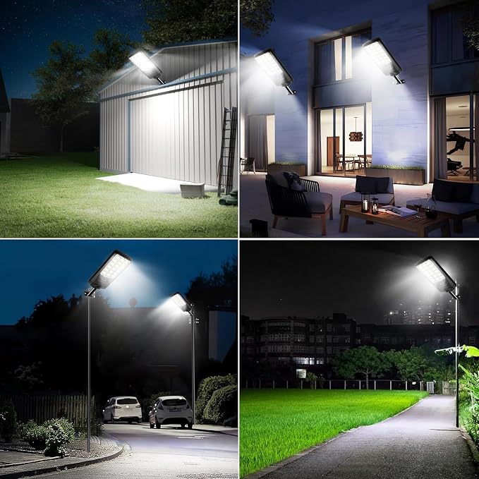 Solar Street Lights Outdoor Waterproof, 21000LM 6500K LED Motion Sensor Lights - Image 7