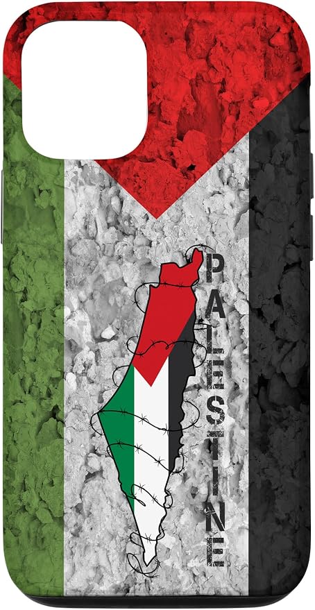 Kufiya PALESTINE Keffiyeh flag, Palestinian Map pattern Case by Unknown