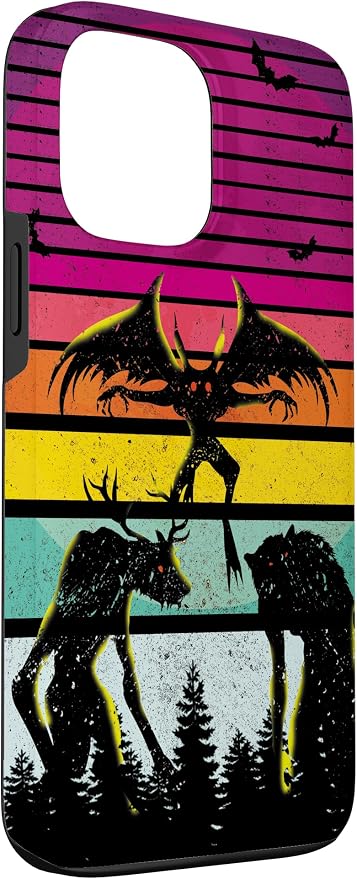 Cryptkin Cute Mothman Cryptid Map Case - Image 3