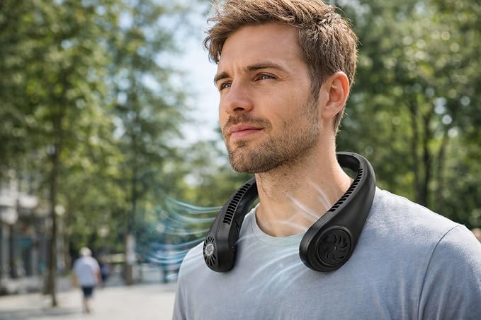 Portable Neck Fan, Bladeless Neck Fan - Image 3
