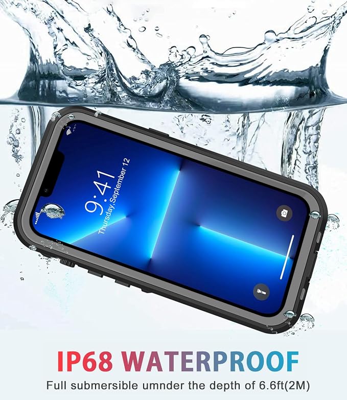 for iPhone 13 Pro Max Case Waterproof Shockproof Dustproof Full-Body Sturdy - Image 4