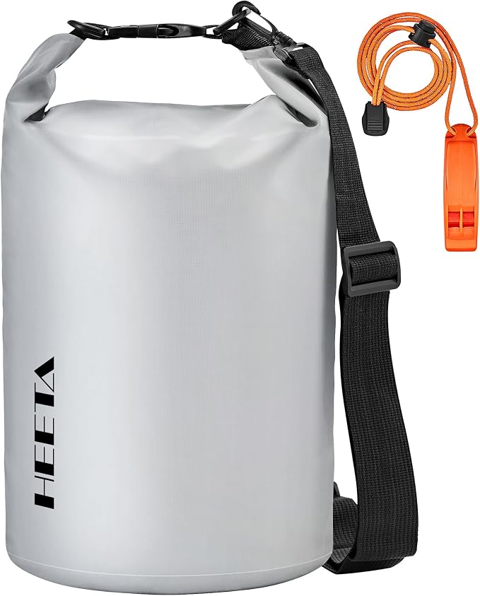 HEETA Waterproof Dry Bag for Women Men, 5L/10L/20L/30L/40L Roll Top Lightweight by HEETA