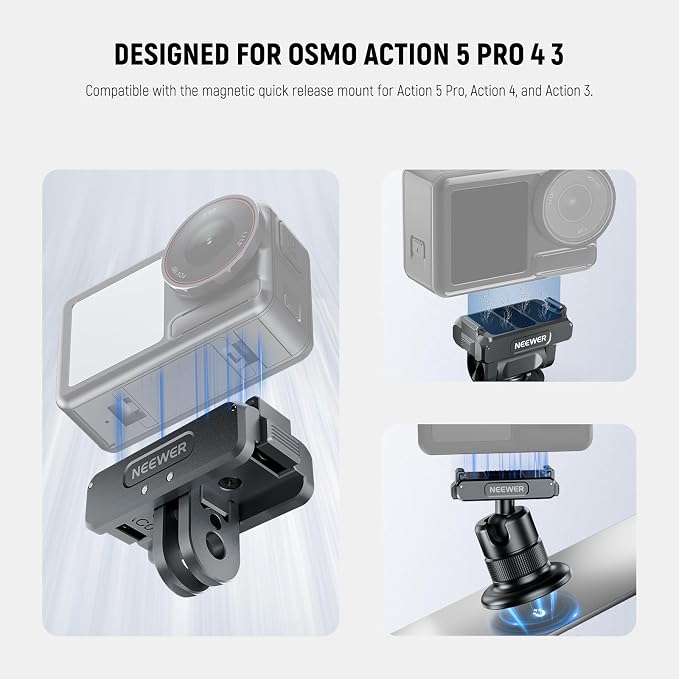 NEEWER Action Camera Accessories Kit Compatible - Image 2