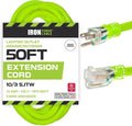 Iron Forge Cable 10 Gauge Extension Cord 50 ft, 10/3 Heavy Duty Extension Cord by IronForgeCable