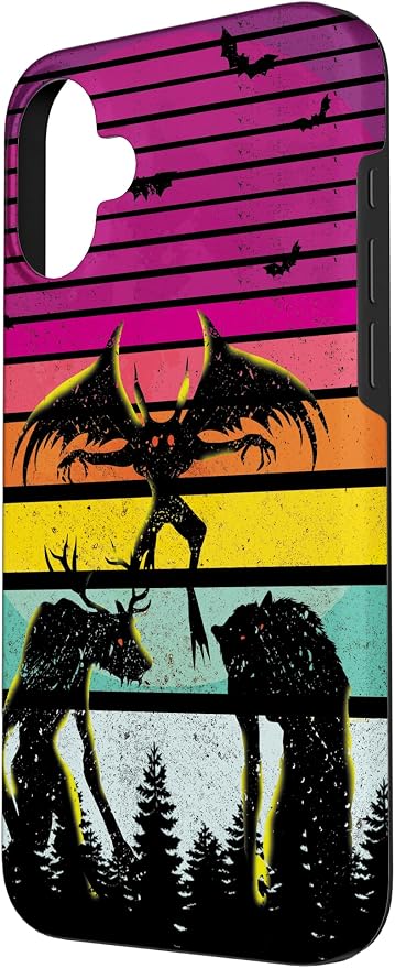 Cryptkin Cute Mothman Cryptid Map Case - Image 2