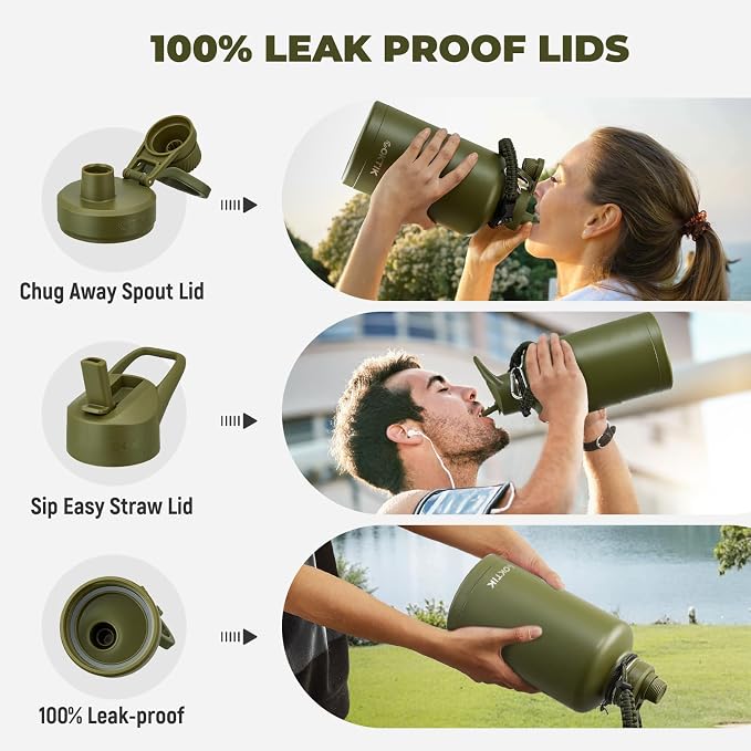 COKTIK 84oz Insulated Water Bottle - Image 6