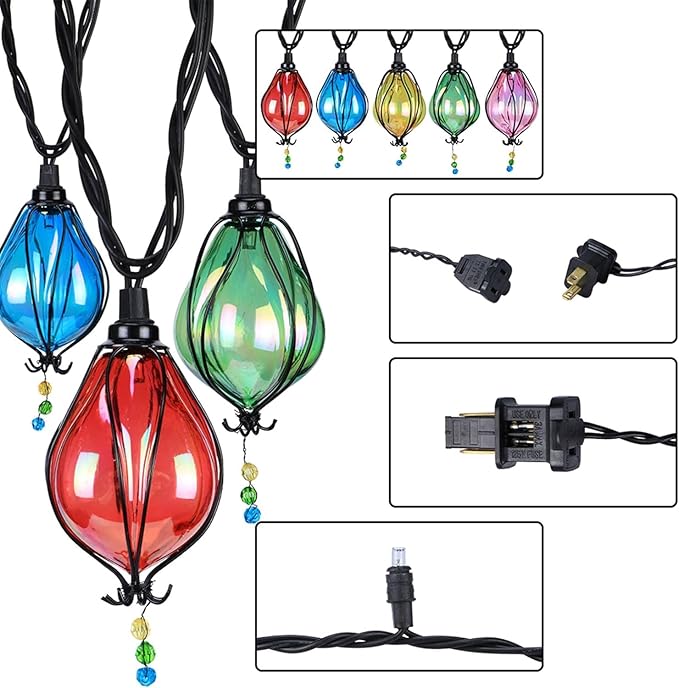 Vigdur Multicolor Outdoor String Lights - Image 3