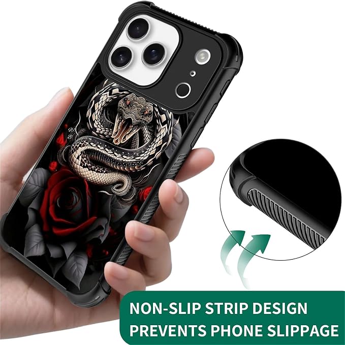 for iPhone 17 Pro Case, for MagSafe Graphic Design for Girl Boy Soft Silicone - Image 3