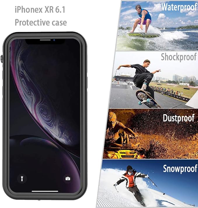Compatible with Apple iPhone XR Case, Full-Body Protective Waterproof Case - Image 7