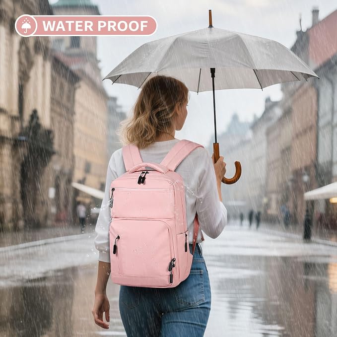 Waterproof Laptop Backpack for Men & Women, Flight Approved Anti-Theft Daypack - Image 2