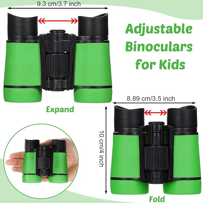 Yunsailing 9 Pack Kids Binoculars, Shockproof Compact Binoculars - Image 2