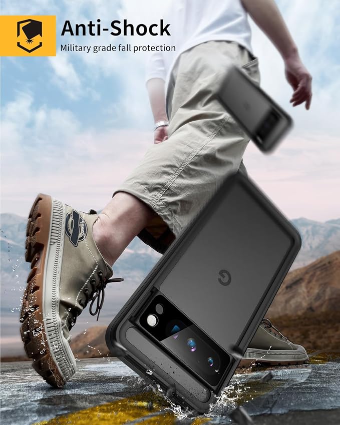 Lanhiem Pixel 8 Pro Case, IP68 Waterproof Dustproof Case - Image 2