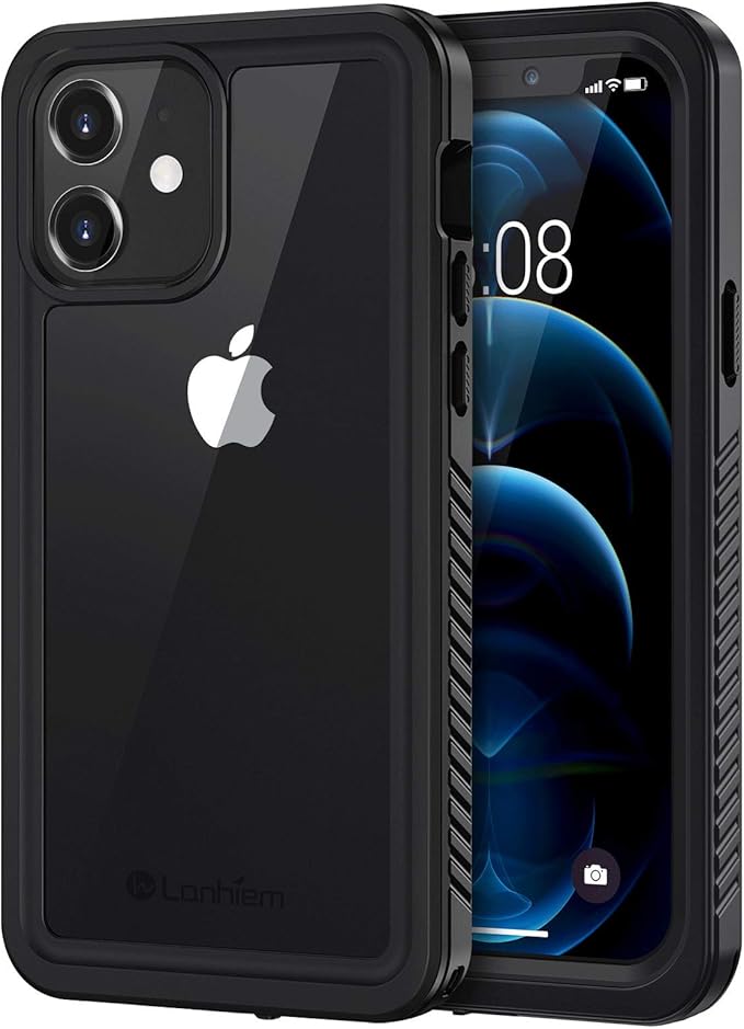 Lanhiem for iPhone 12 Case, Waterproof Dustproof Shockproof Case by LanhiemHome